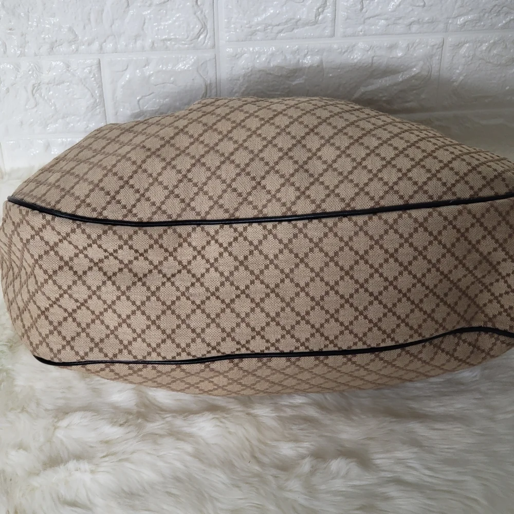 Gucci Sukey Diamante Canvas Hobo Bag Beige - Picture 7 of 12